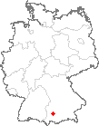 Karte Hurlach, Oberbayern